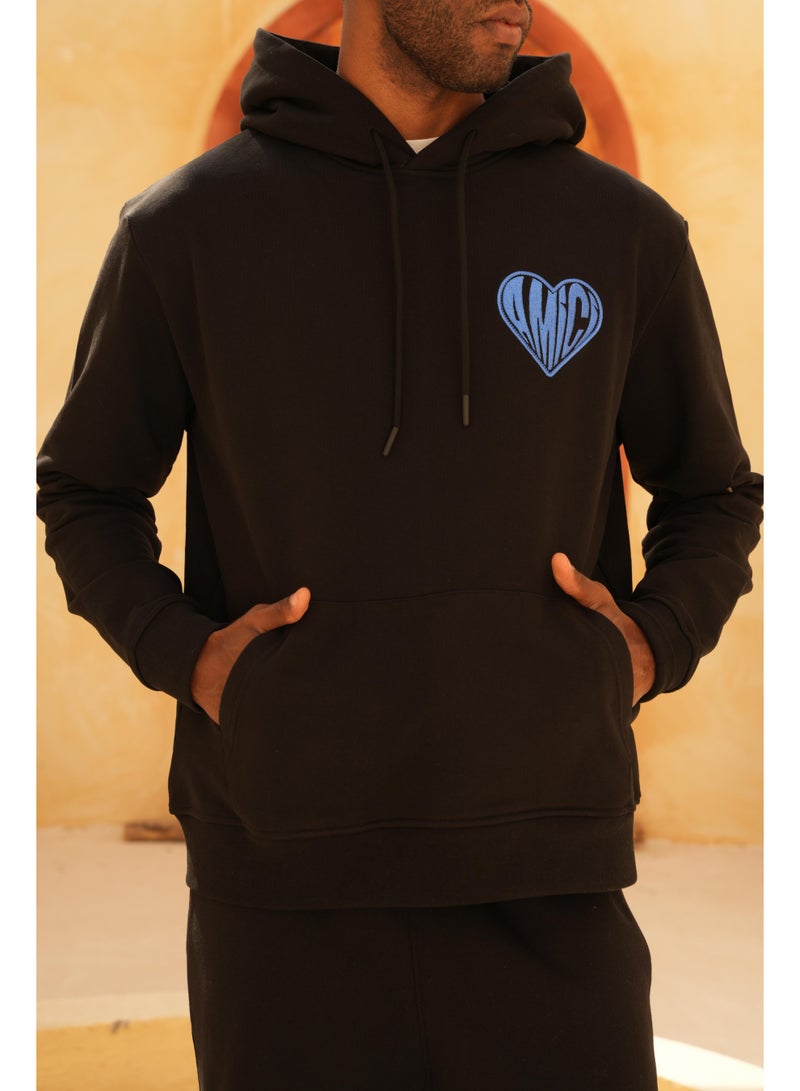 AMICI Oversize hoodie Black - Image 2